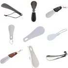 1 шт 8 стилей ложка рожок для обуви Профессиональный рожок для обуви 14,5 см Нержавеющаясталь металлический рожок для обуви обувь и ремонт автомобиля