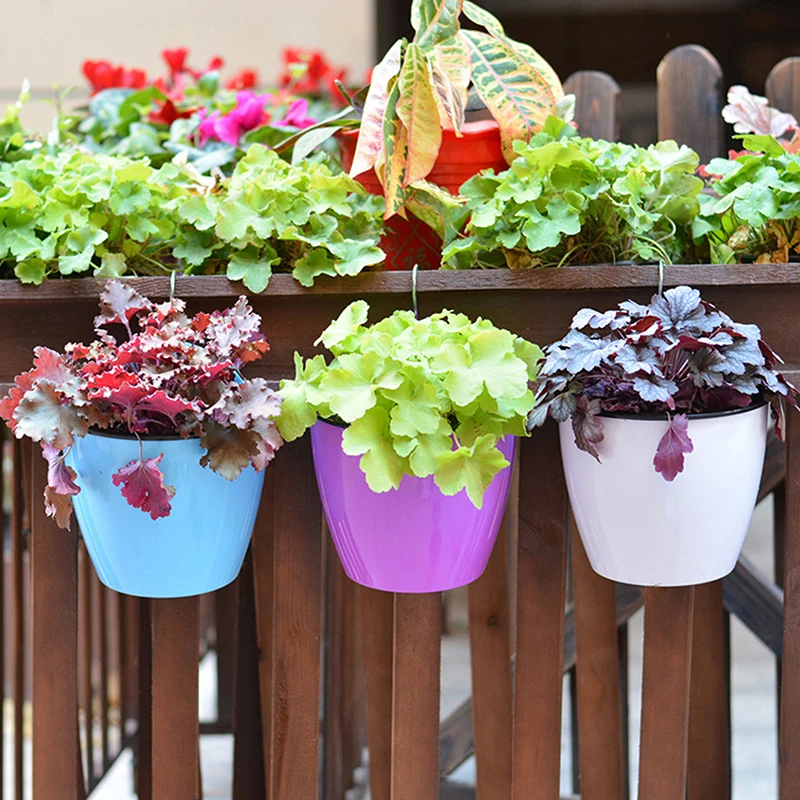 

New Hot 1PC Fashion Gardening Flower Pots Creative Wall Lazy Flower Pots Plastic Flower Plate High Quality Cheap Wholesale