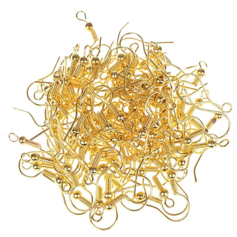 Горячие 100 шт./лот DIY серьги фурнитура застежки крючки сделай сам ювелирные