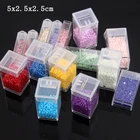 51060120 шт., прозрачные квадратные банки для хранения