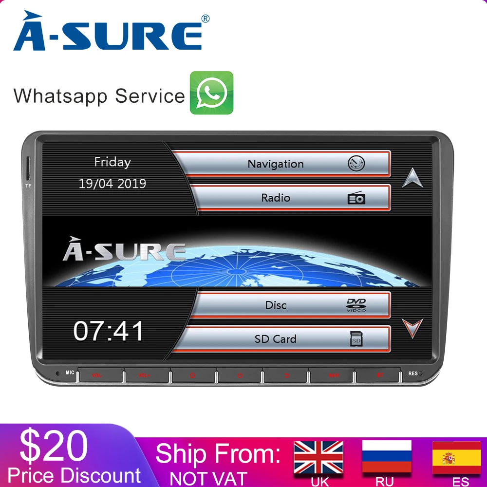 A Sure 2 Din 9 дюймов автомобильное радио gps для Volkswagen VW Tiguan Polo Golf 5 6 Passat b6 Caddy Transporter T5 Touran