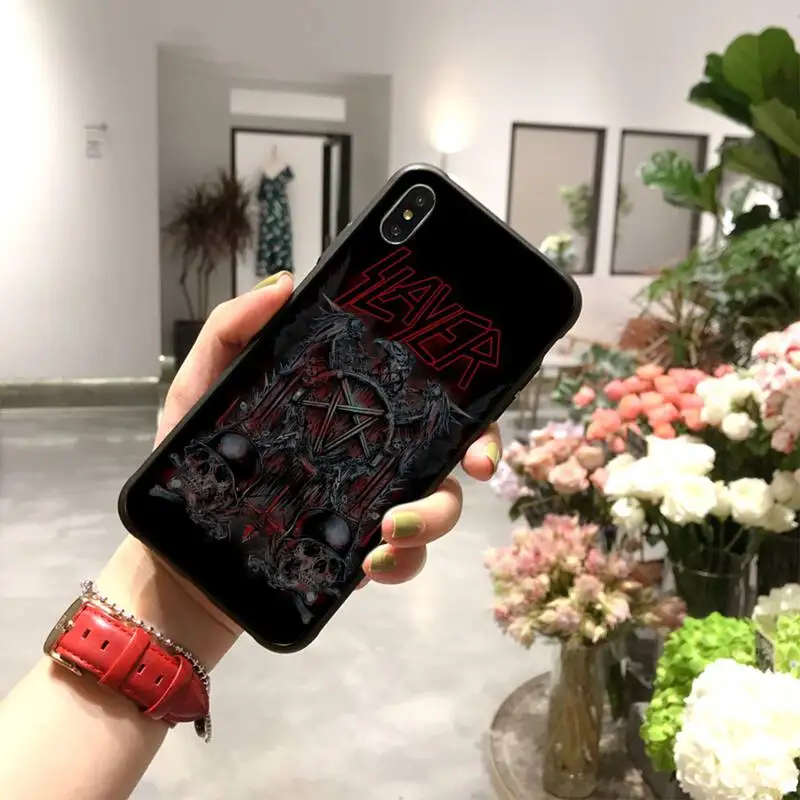 penghuwan slayerthrash heavy metal band phone case for iphone 11 pro xs max 8 7 6 6s plus x 5s se 2020 xr case free global shipping