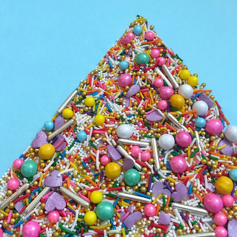 Съедобные Цветной Сахар Бусины разнообразных жемчужных сахарные шарики помадка