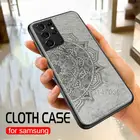 Чехол-накладка для samsung galaxy a51, a71, a515F, a715F, a 51, 71, из хлопчатобумажной ткани, магнитный, силиконовый