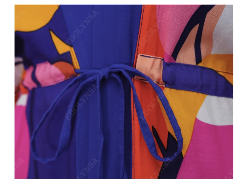 Женское пляжное платье с V образным вырезом открытое кимоно из хлопка высокой