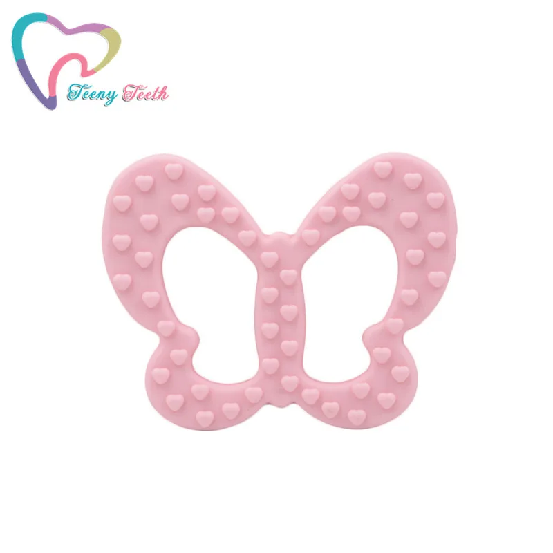 Teeny teeth 20 шт. Бабочка детский силикон для жевания прорезыватель зубов пищевой
