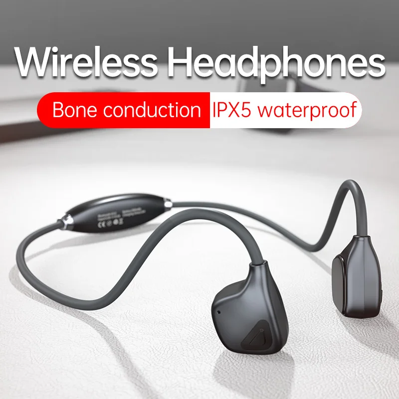 

Bone Conduction Headphones Ture Wireless Stereo Sports Earphones Bluetooth 5.0 Waterproof Lightweight Stereo Hands-free for Sony