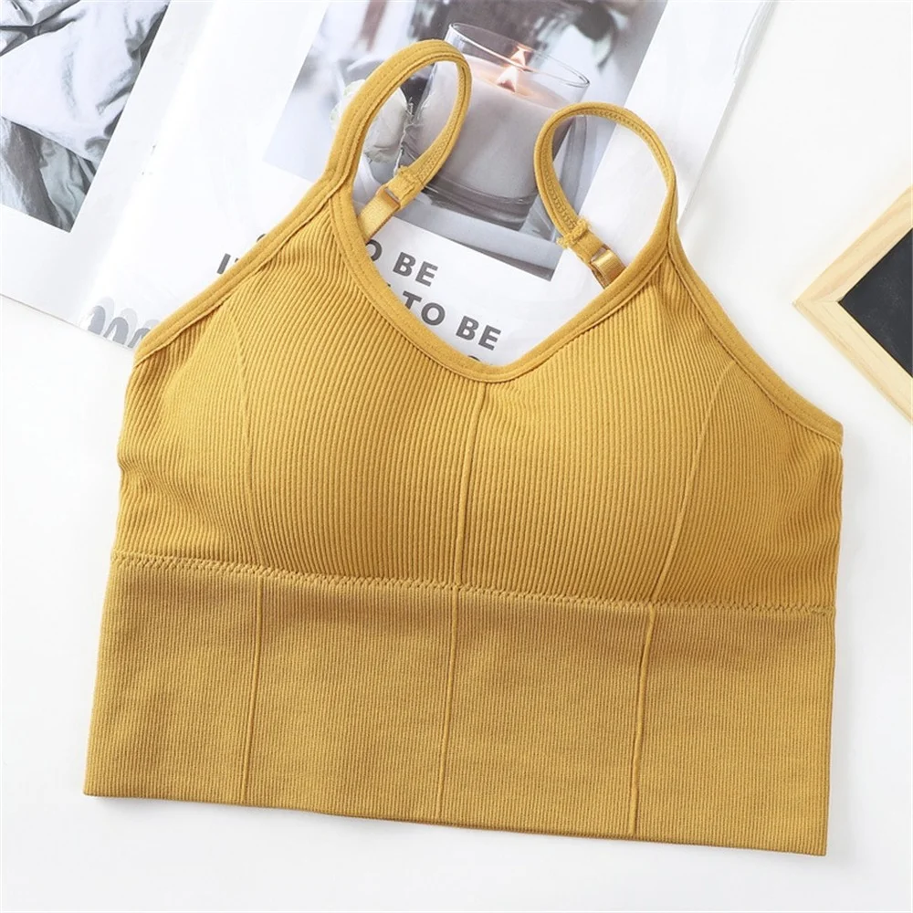 

Girls Underwear Fitness Pure Cotton Bra Women Yoga Sports Bra Jogging Gym Running Sports Top Sports Bra Underwear Top Women