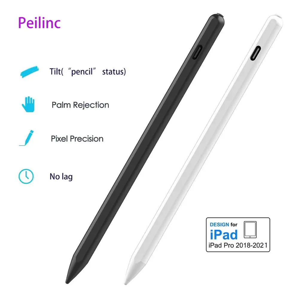 Фото Для iPad карандаш стилус ручка с откидной крышкой сенсорная для Apple Pencil 2 1 Pro 11 2020 2018