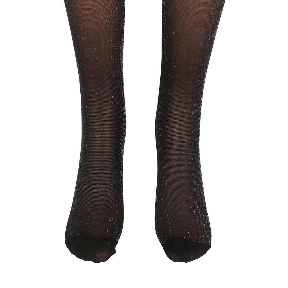 1 шт. Лидер продаж новый модный дизайн Женские глянцевые колготки черные