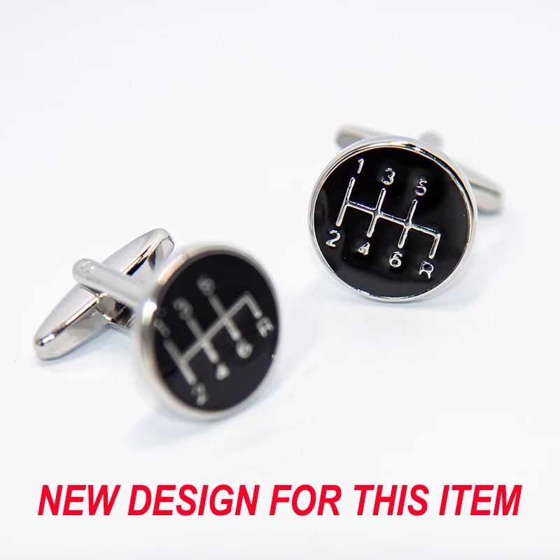 Мужские Запонки с эмалью черные запонки для одежды рубашка во французском стиле