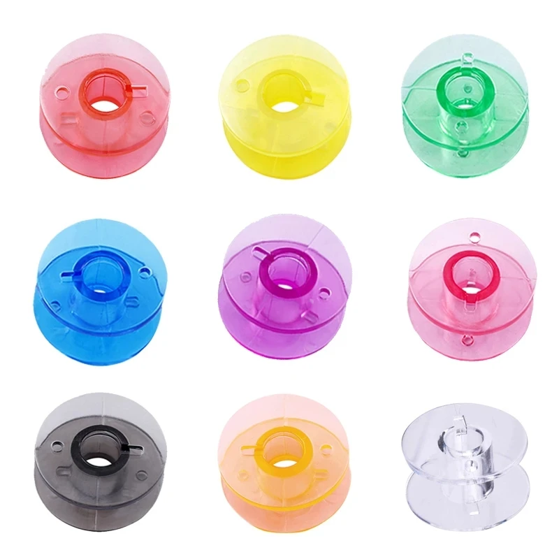 10 шт. прозрачные бобины разноцветные пластиковые пустые аксессуары для дома | Дом