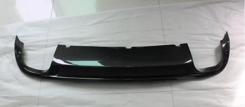 Карбоновое волокно заднего багажника для губ бампер Защита выхлопного отверстия