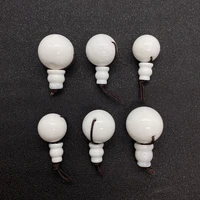 natural mother of pearl three hole beads three way white exquisite trend can be used for diy charm jewelry making 14 16 18mm