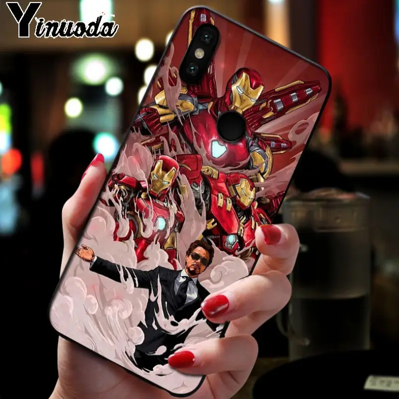 12 Милые Чехлы для телефона Yinuoda Tony Stark Marvel iron man для xiaomi redmi 7 5plus 6pro 6a 4x go note5 note7 note8pro mi8se 9se - Цвет: 12