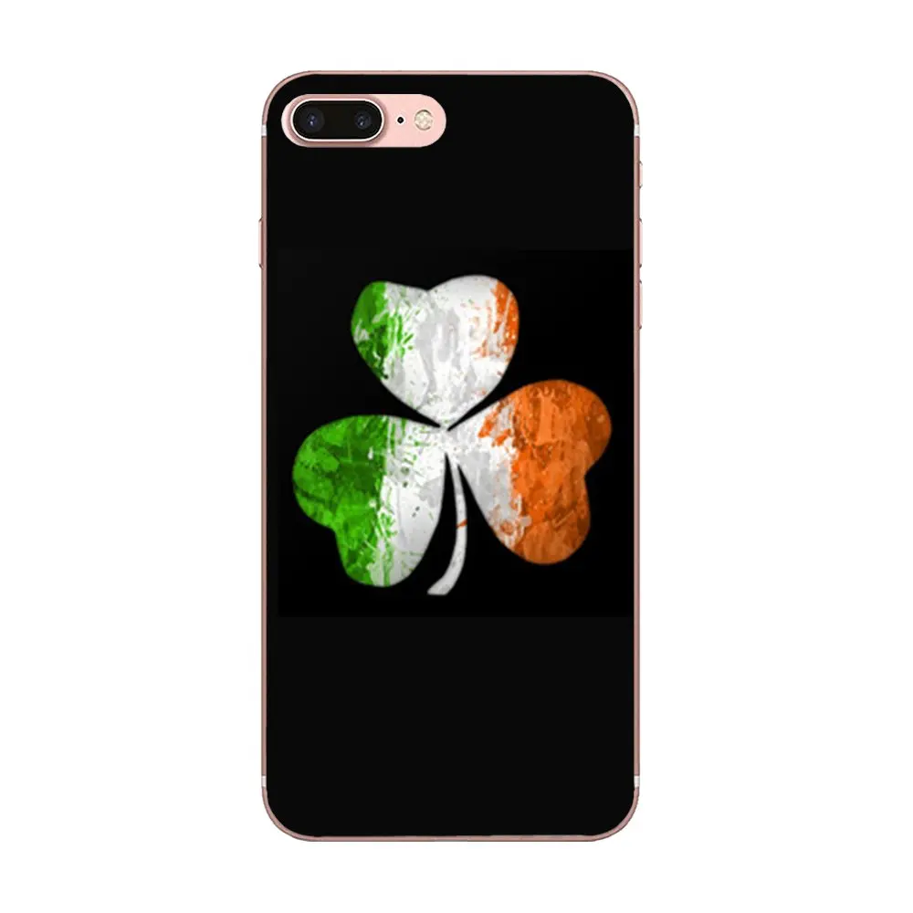 Lucky Irish флаг с клевером для Galaxy A3 A5 A7 A8 A9 A9S On5 On7 Plus Pro Star 2015 2016 2017 2018 милый блочный