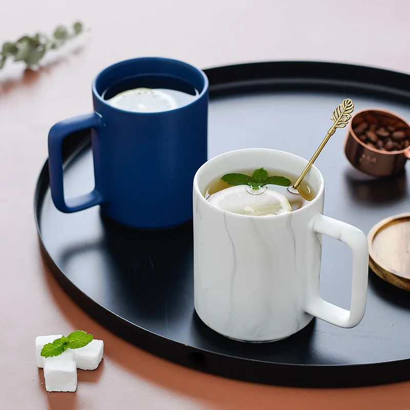 Деревянная ручка с крышкой кофейная кружка Европейская пара офисная чашка для