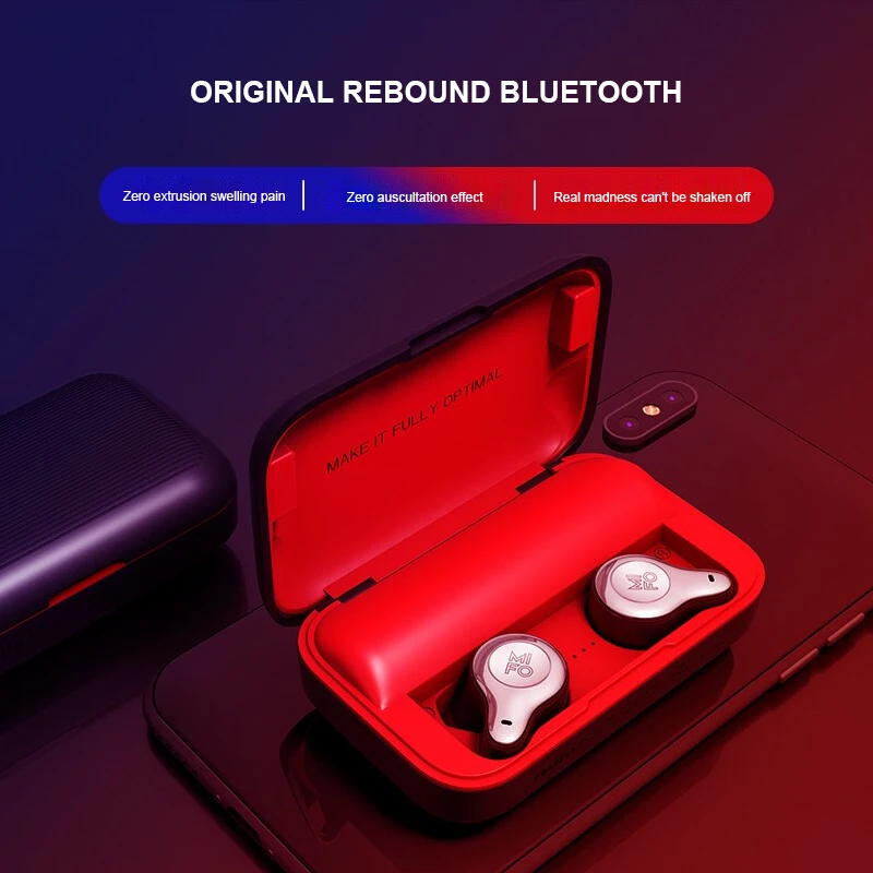 Mifo O2 новые IPX5 водонепроницаемые наушники с шумоподавлением Bluetooth 5 0 белые