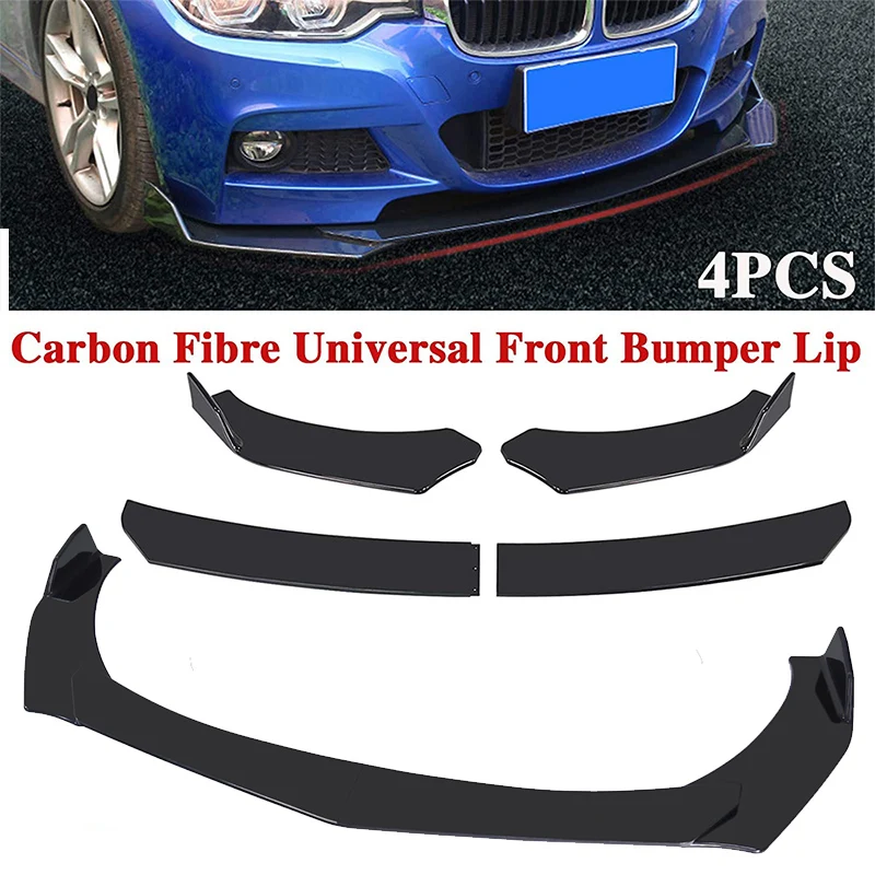 4 шт. автомобильный бампер передний спойлер для BMW E90 E91 E92 E93 E60 E61 углеродного