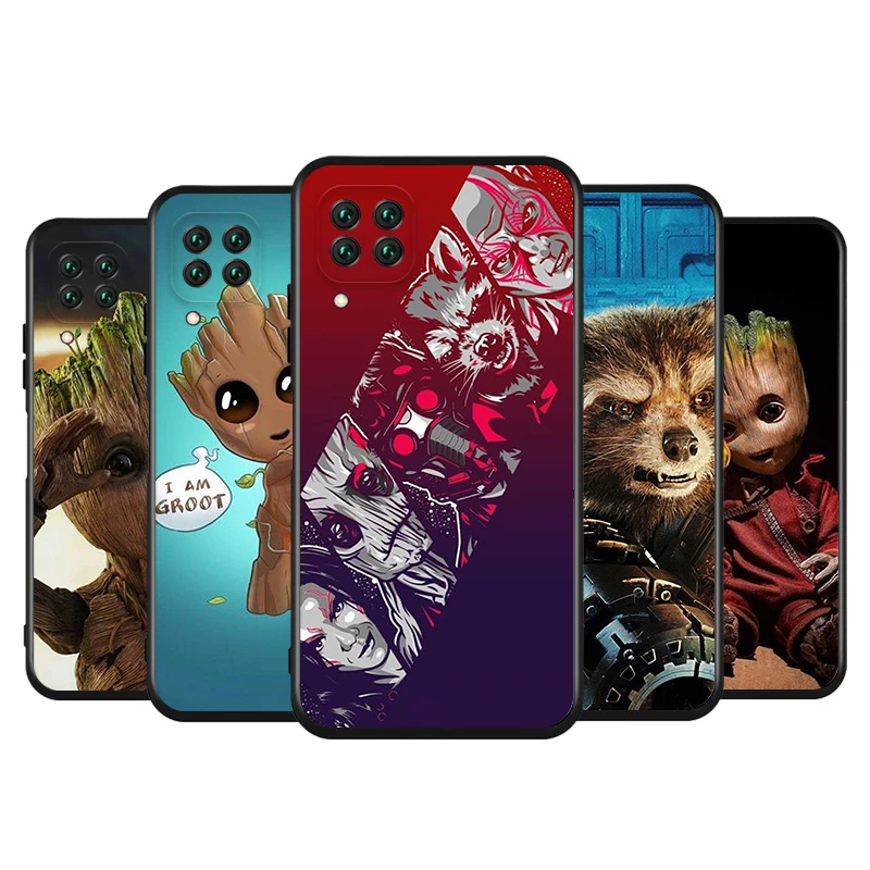 

Guardians of the for Galaxy Marvel For Huawei Nova 8 7 6 SE 7i 5T 5i 5Z 5 4E 4 3i 3E 3 2i 2 Lite 2 Pro 2017 Black Phone Case