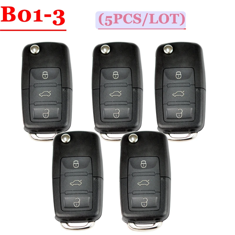 KEYDIY (5 шт./лот) B01 KD900 пульт дистанционного управления с 3 кнопками серии B для VW Style