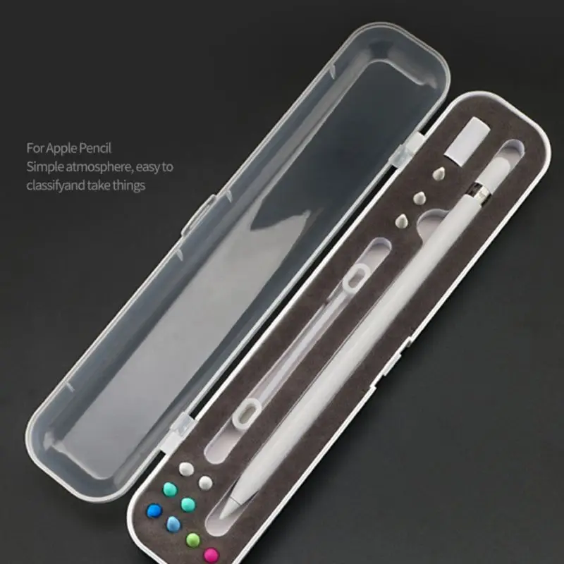 Защитный чехол карандаш для Apple Pencil 1/2 переносной футляр хранения Жесткий Чехол