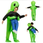 Надувной костюм инопланетянина, костюм для ролевых игр, Забавный костюм для взрослых и детей, костюм на Хэллоуин, мужская и женская одежда