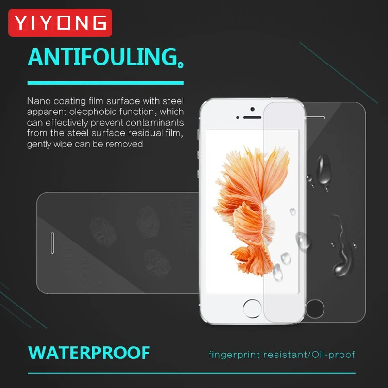 Стекло YIYONG 2.9D для iphone 5s закаленное стекло Защита экрана se Защитная пленка 5 5se|glass