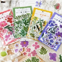 4 style to choose 40 pcs pack beautiful flowers diy stickers decorative scrapbooking diary album decor