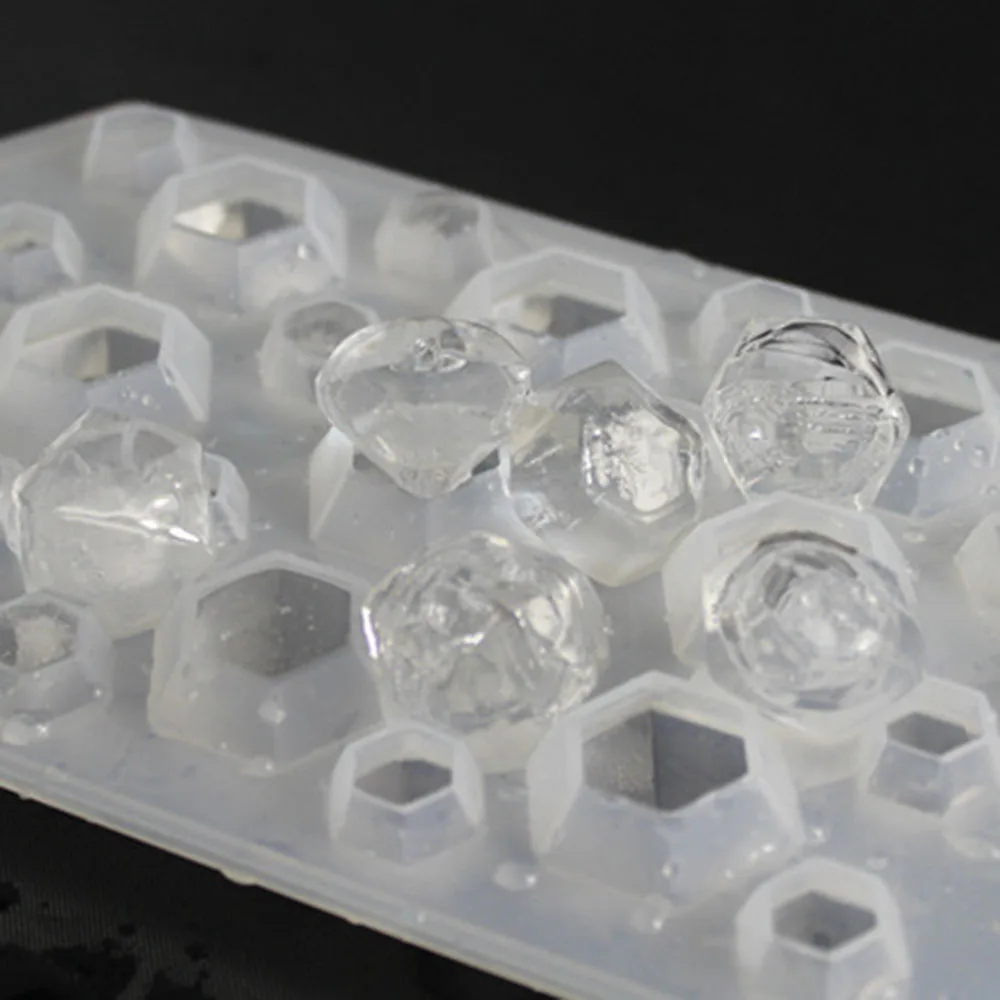 Форма для льда 3D форма с бриллиантами драгоценными камнями крутой кубик шоколада