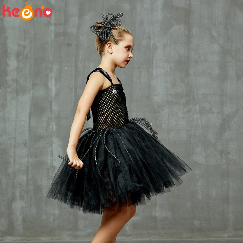 Платье-пачка для девочек с принтом Silly Spider карнавальный костюм на Хеллоуин