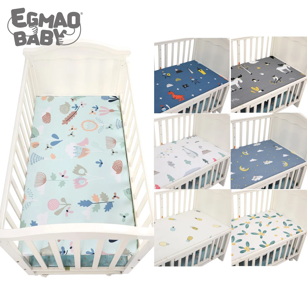 Детские простыни для кроватки 100% органический хлопок матрас топ маленьких