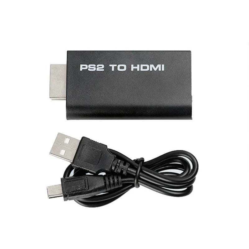 PS2 в HDMI конвертер HD линейный аудио адаптер видео вход видео/аудио сигналы