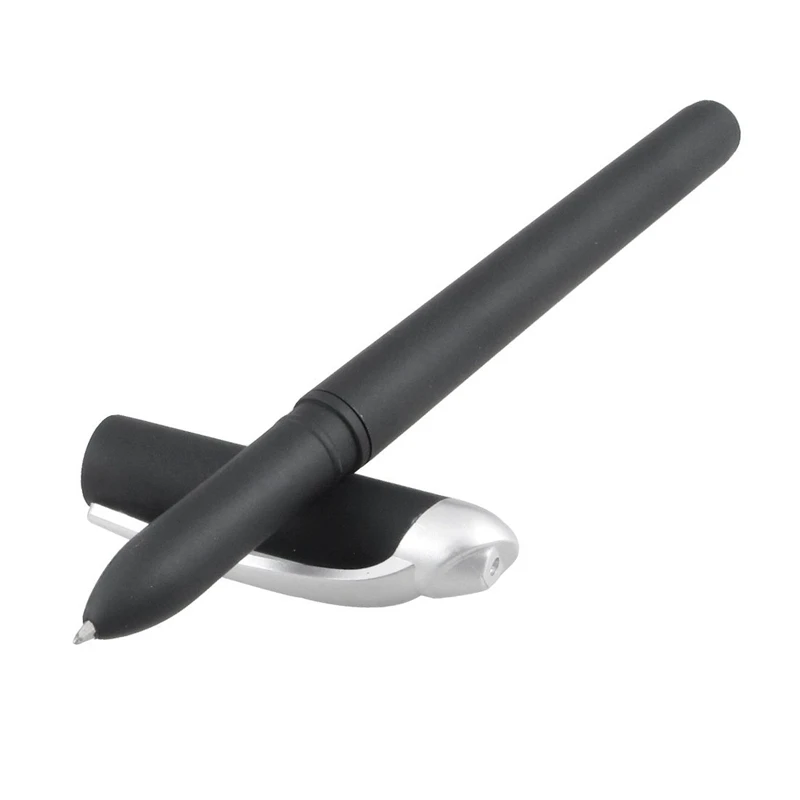 

Black Plastic Auto Vanishing ic Disappearing Blue Ink Ball Point Pen
