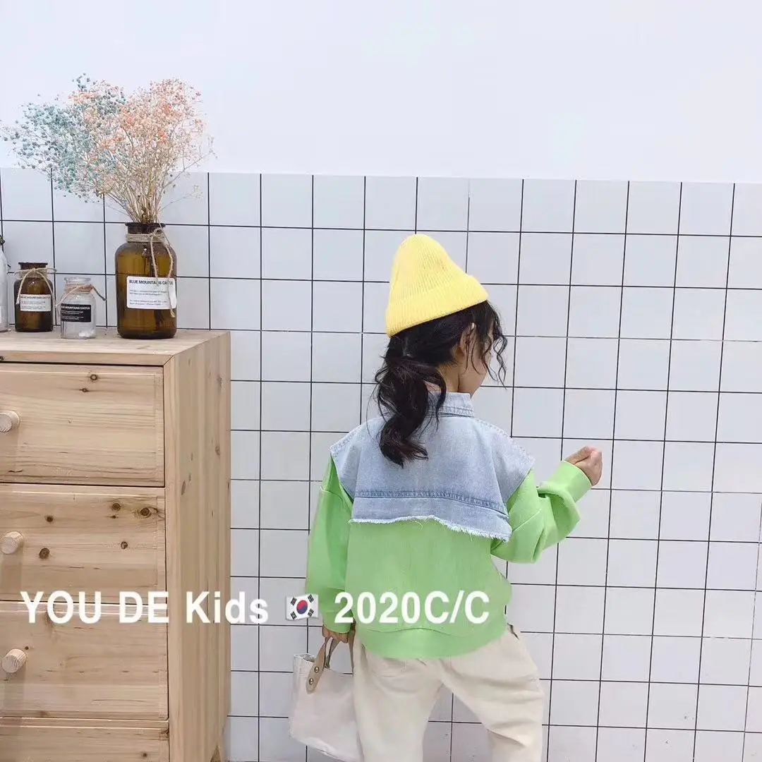 Свитер для девочек Новинка Весна 2020 модная трендовая детская одежда свитер с