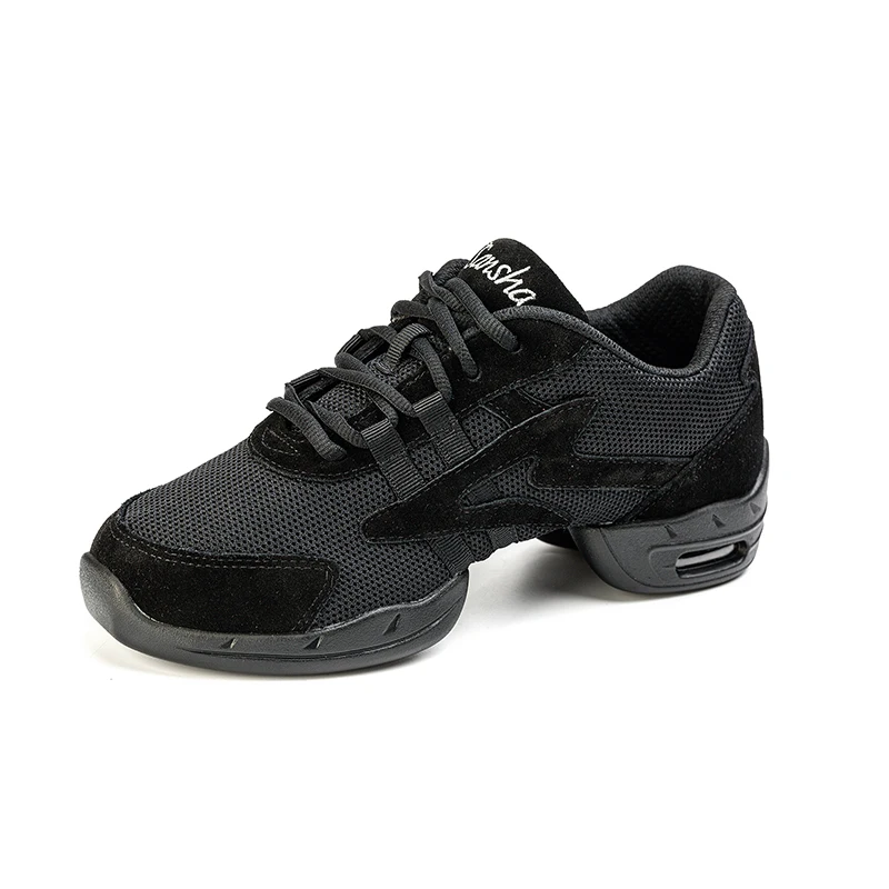 Кроссовки Sansha из ПУ кожи унисекс для танцев на толстой подошве с воздушной