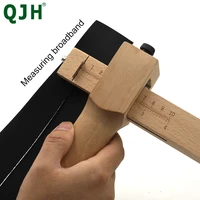 adjustable leather strap cutter leather craft strip belt diy hand cutting wooden strip cutter with 5 sharp blades leather tools