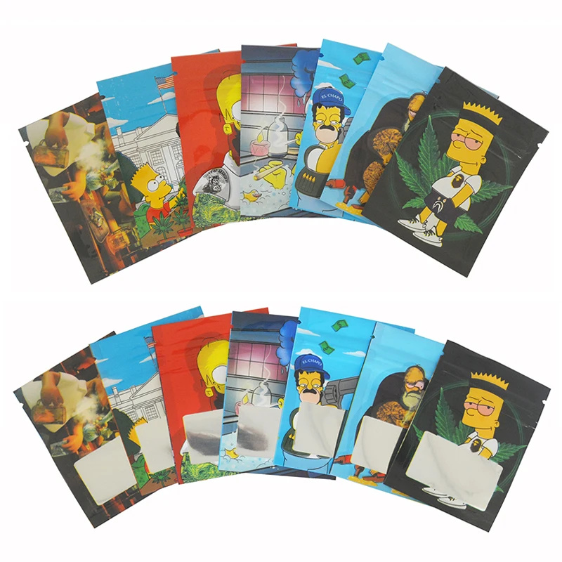 

500pcs Resealable Aluminum Foil Zip Lock Plastic Bag 1g Candy Herb Capsule Small Pouches Moisture Proof Package Bags With Window