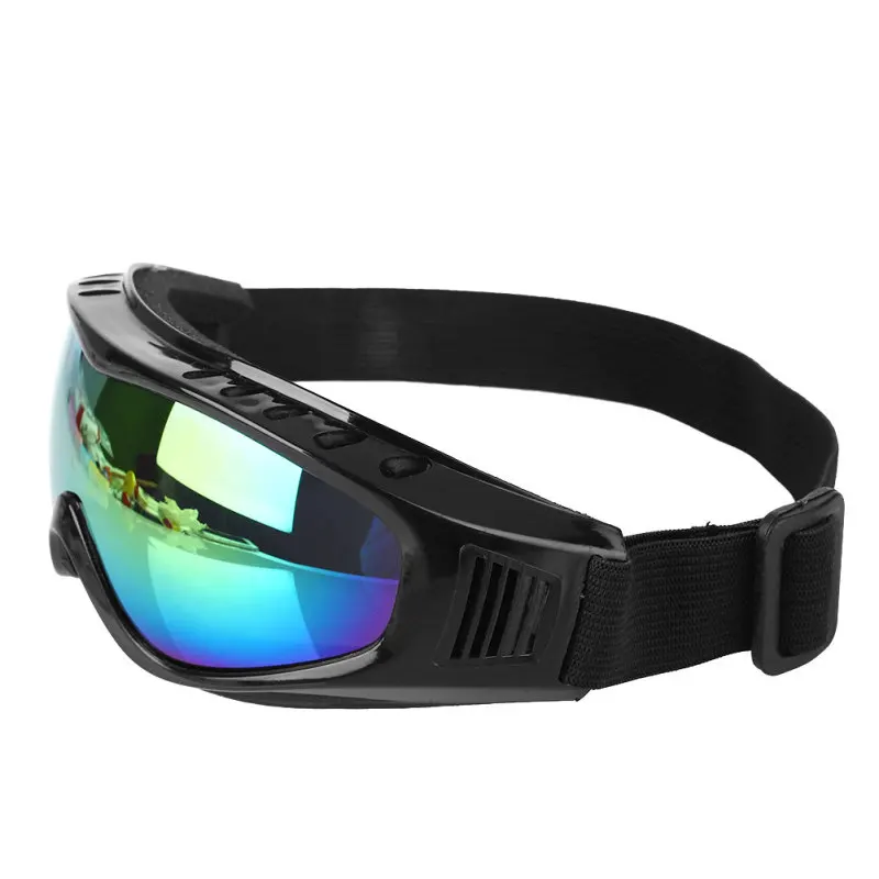 

Cycling Glasses Skiing Goggles Sunglasses Eyewear PC Lens Anti-UV Windproof Anti-fog Sand Moto Outdoor Winter Sport Protective
