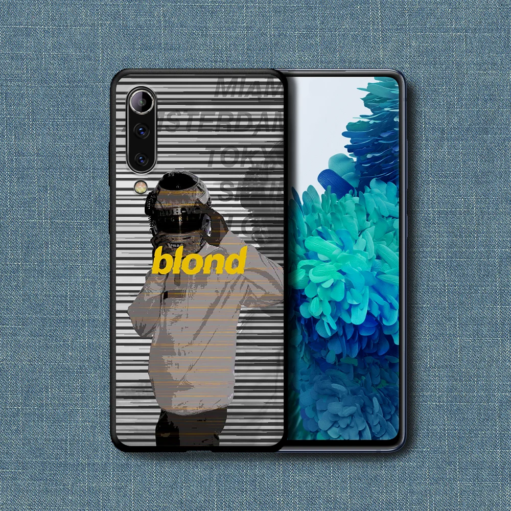 

Frank blond Ocean Phone Case For Xiaomi Mi Note 10 A3 9 MAX 3 A2 8 9 Lite Pro Ultra black Prime Silicone Hoesjes 3D Etui Fashion