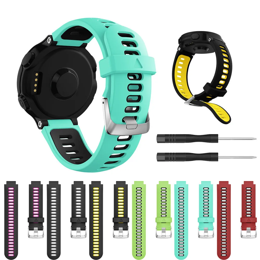 Открытый браслет для наручных часов Garmin Forerunner 735XT 735/220/230/235/620/630 Смарт часы мягкий
