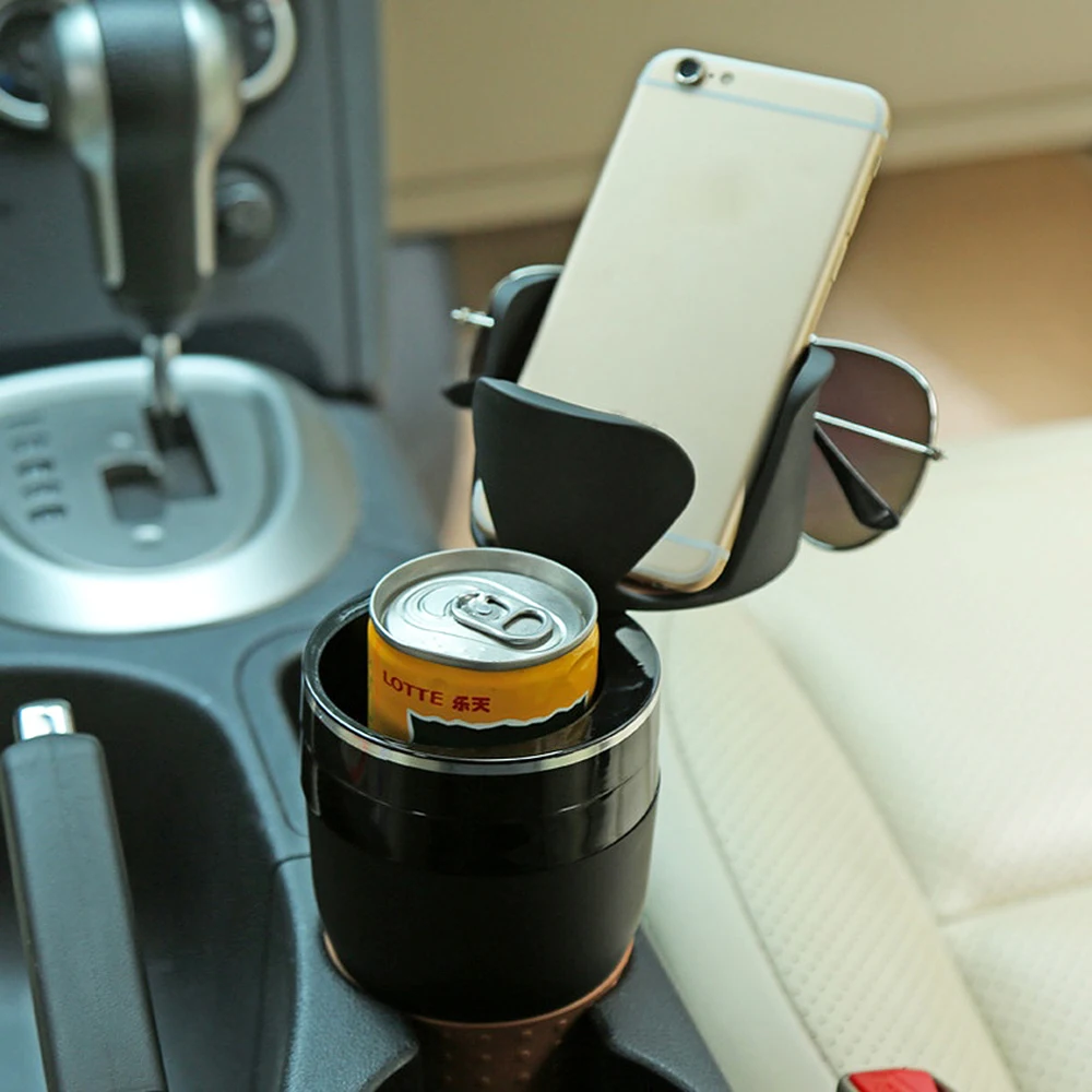 

Vehicle Multi-function Storage Box Car Water Cup Holder Beverage Rack Tea Cup Holder Mobile Phone Support Stand Vehicle Supplies
