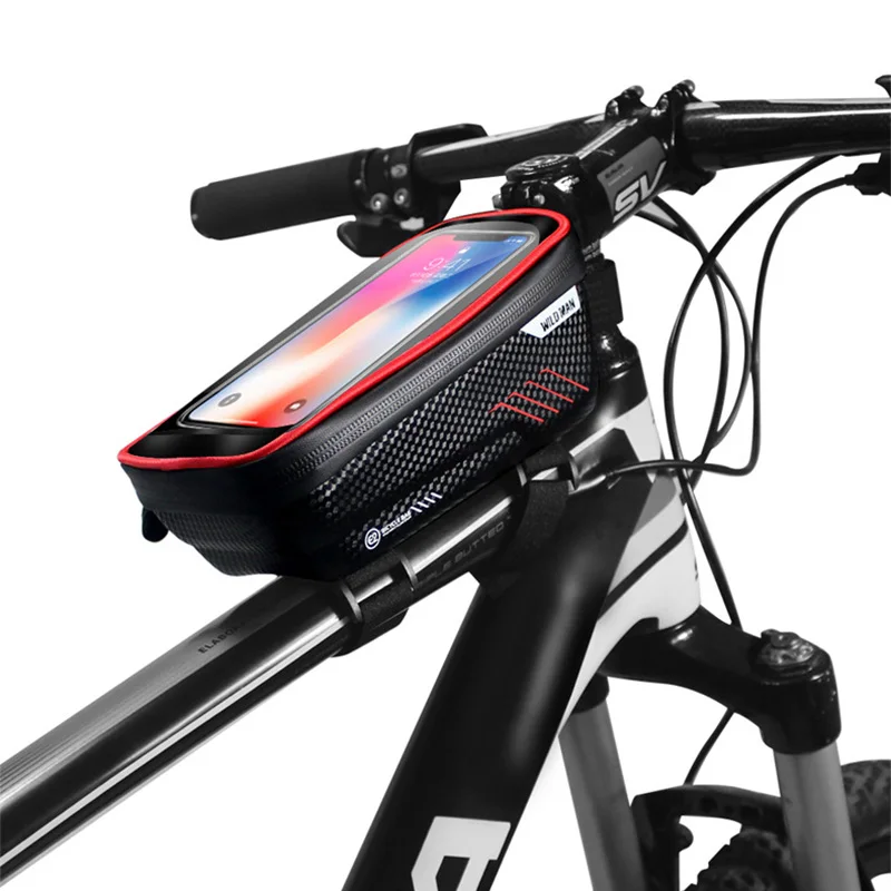 Велосипедная сумка водонепроницаемый MTB мобильный телефон чехол верхняя