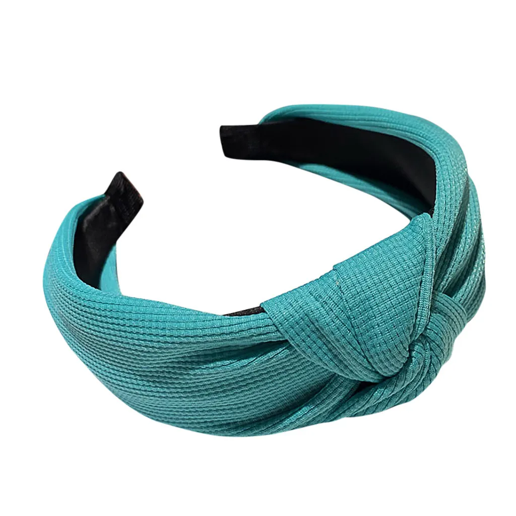 Флуоресцентная Женская повязка на голову модный ободок однотонный милый