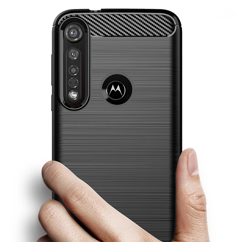 Чехол из углеродного волокна противоударный чехол для телефона Motorola Moto G8 E6 E5 G6 G7