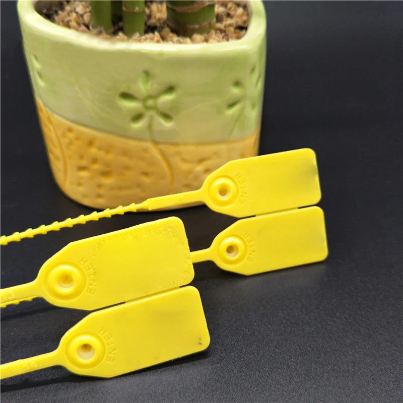 Пластиковые бирки пронумерованные стяжки безопасные анти тамперные уплотнения