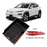 lfotpp armrest storage box for kona elektrokona ev 2020 electric version central control storage box auto interior accessories