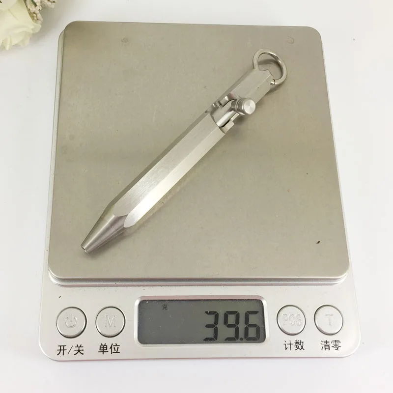 Ceny ACMECN Mini Sześciokątna Stalowa Kulka Stalowa Z Breloczkiem ładny Wzór Krótki Długopis 39g Na Prezenty świąteczne Mini Długopis 1736S