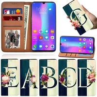 case for huawei p smart 2019p smart plus 2019p smart 2020 p smart z 26 letter leather stand wallet shockproof cover case