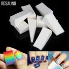 Гель-лак для ногтей ROSALIND 8 шт.компл., градиентный цвет, передача цветов, рандомный рисунок, мягкая треугольная губка, инструмент для маникюра